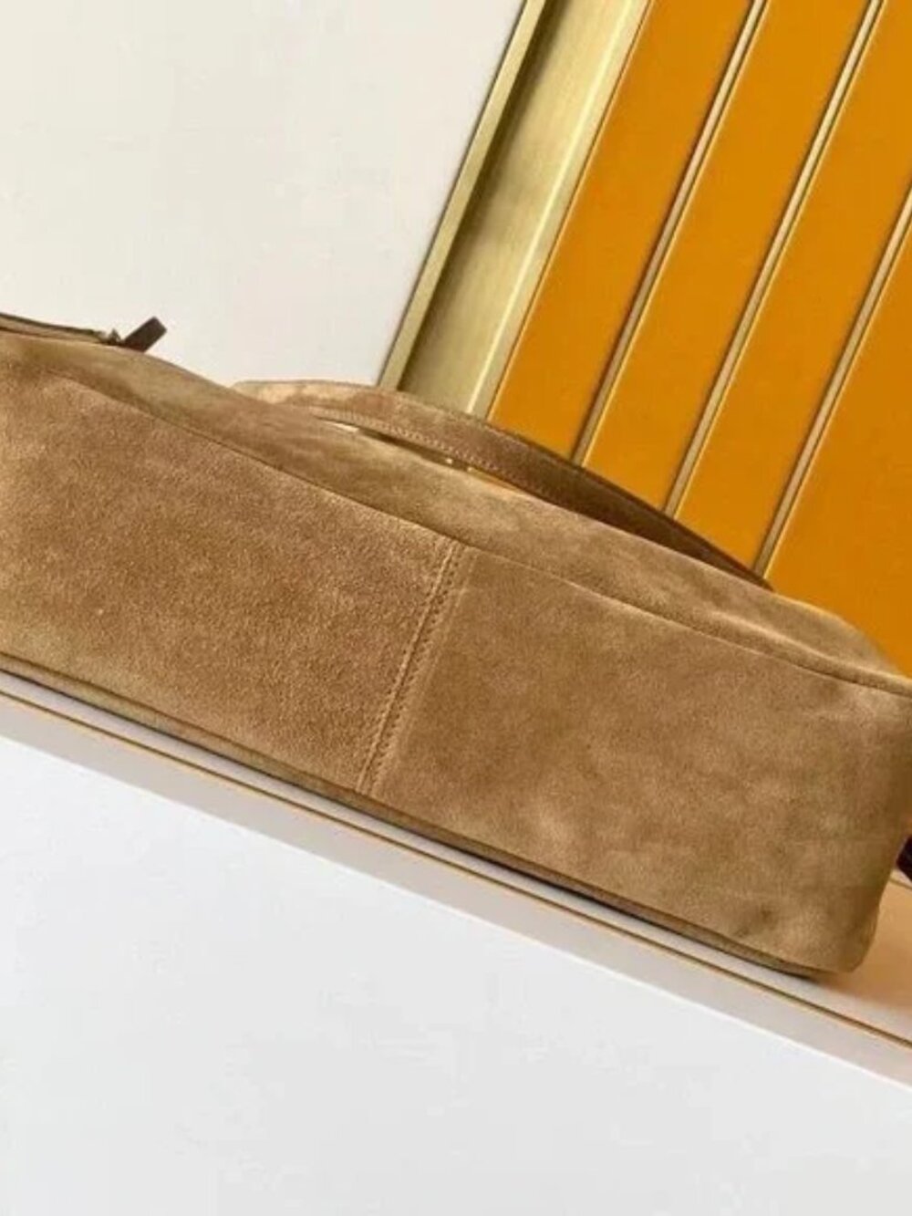 Yves Saint Laurent Suede BucketBag View 2